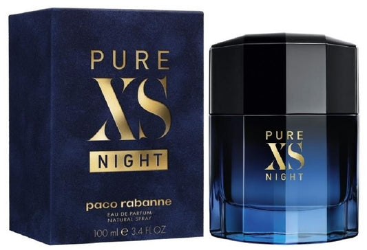 PURE XS NIGHT * Paco Rabanne 3.4 oz / 100 ml Eau de Parfum Men Cologne Spray