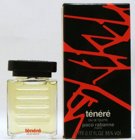 TENERE * Paco Rabanne 0.17 oz / 5 ml EDT Men Cologne Miniature Splash
