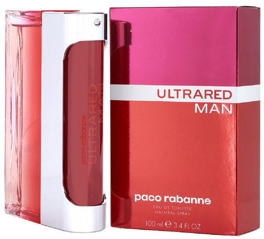 ULTRARED * Paco Rabanne 3.4 oz / 100 ml Eau de Toilette (EDT) Men Cologne