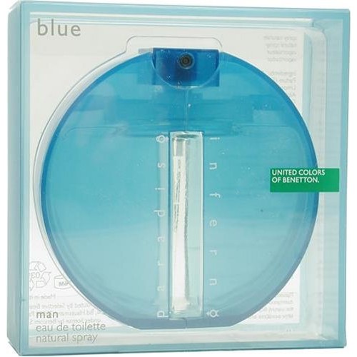 PARADISE INFERNO BLUE * Benetton 3.3 oz / 100 ml EDT Men Cologne Spray