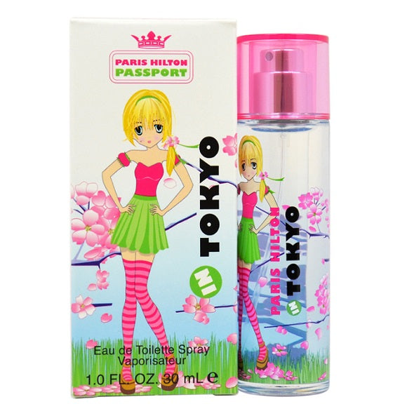 PASSPORT TOKYO * Paris Hilton 1.0 oz / 30 ml Eau De Toilette Women Perfume