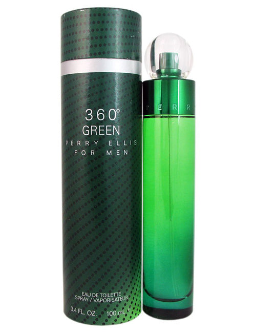360 GREEN * Perry Ellis 3.4 oz / 100 ml Eau De Toilette Men Cologne Spray