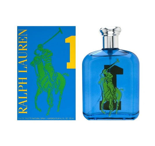 POLO BIG PONY 1 BLUE * Ralph Lauren 4.2 oz / 125 ml EDT (EDT) Men Cologne Spray