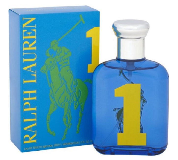POLO BIG PONY 1 BLUE * Ralph Lauren 2.5 oz / 75 ml EDT (EDT) Men Cologne Spray