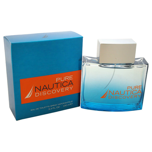 PURE DISCOVERY * Nautica 3.4 oz / 100 ml Eau de Toilette Men Cologne Spray