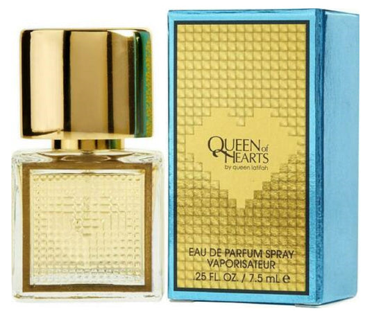 QUEEN OF HEARTS * Queen Latifah 0.25 oz / 7.5 ml Miniature EDP Women Splash