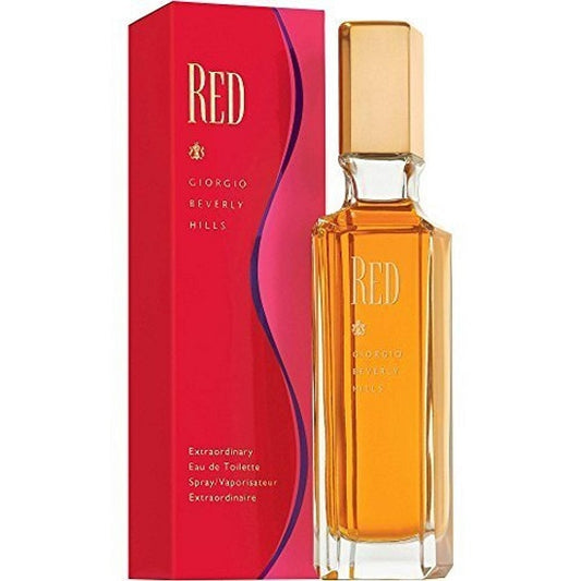 RED * Giorgio Beverly Hills 1.6 oz / 50 ml Eau de Toilette Women Perfume Spray