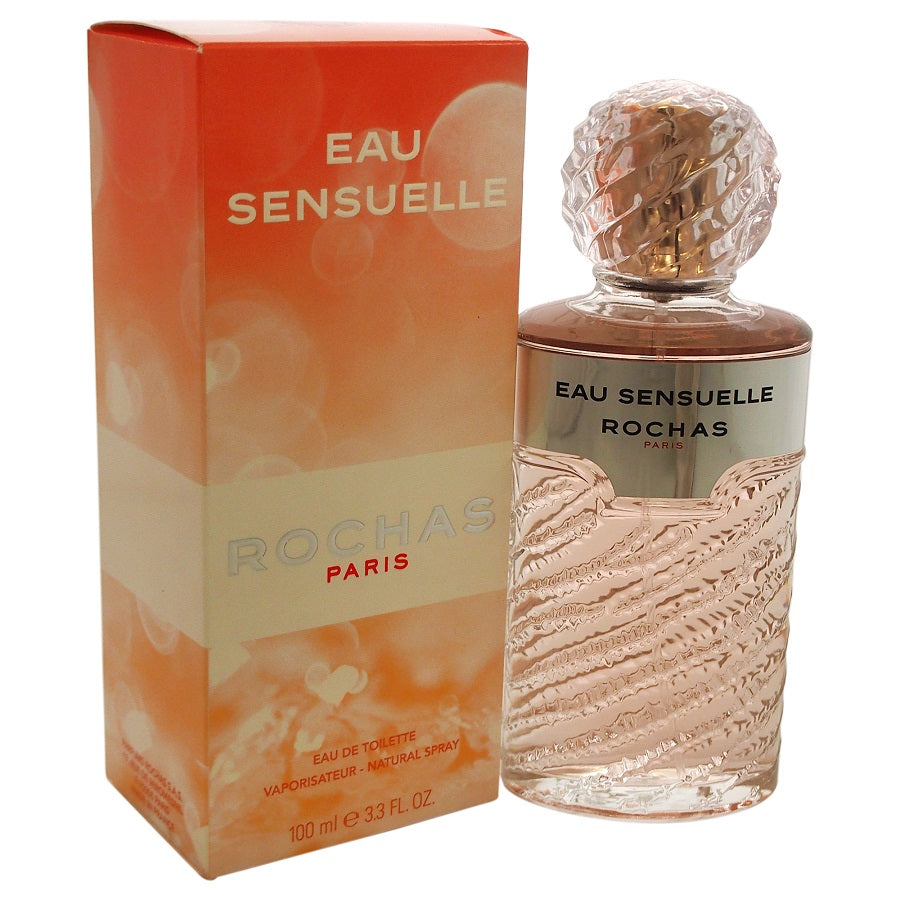 EAU SENSUELLE * Rochas 3.3 oz / 100 ml Eau de Toilette Women Perfume Spray