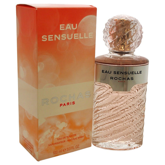 EAU SENSUELLE * Rochas 3.3 oz / 100 ml Eau de Toilette Women Perfume Spray