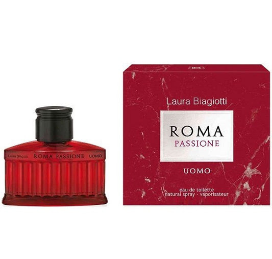 ROMA PASSIONE UOMO * Laura Biagiotti 4.2 oz / 125 ml EDT Men Cologne Spray