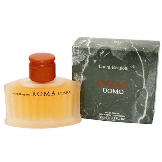 ROMA UOMO * Laura Biagiotti 4.2 oz / 125 ml Eau de Toilette Men Cologne Spray