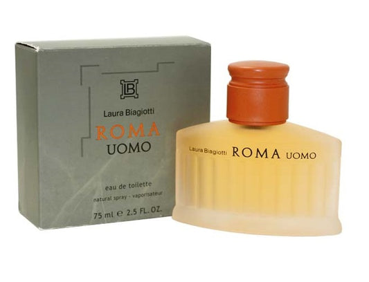 ROMA ROMO * Laura Biagiotti 2.5 oz / 75 ml Eau de Toilette Men Cologne Spray