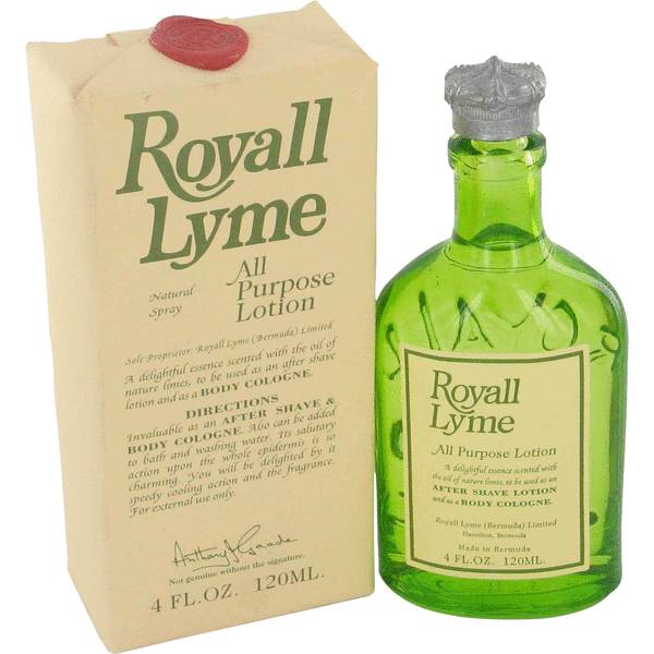 ROYALL LYME * Royall Fragrances 4.0 oz All Purpose Lotion Men * New in Box *