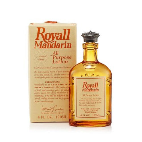 ROYALL MANDARIN * Royall Fragrances 4.0 oz / 120 ml All Purpose Lotion Men