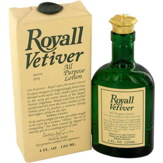 ROYALL VETIVER * Royall Fragrance 4.0 oz / 120 ml Cologne Men All Purpose Lotion