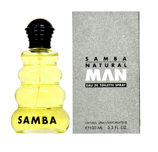 SAMBA NATURAL MAN * Perfumer's Workshop 3.3 oz / 100 ml EDT Men Cologne Spray