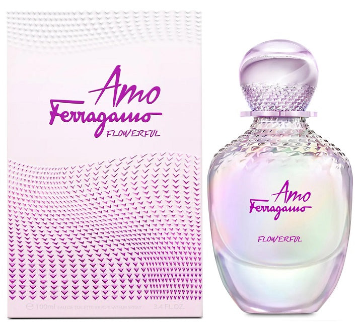 AMO FLOWERFUL * Salvatore Ferragamo 3.4 oz / 100 ml EDT Women Perfume