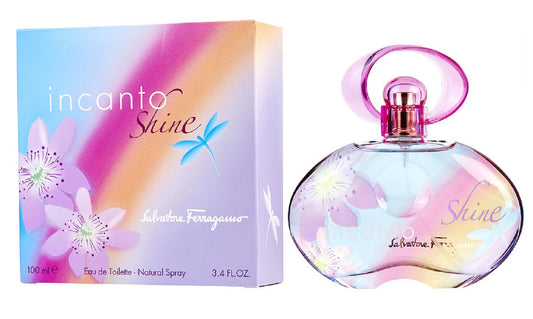 INCANTO SHINE * Salvatore Ferragamo 3.4 oz / 100 ml EDT Women Perfume Spray