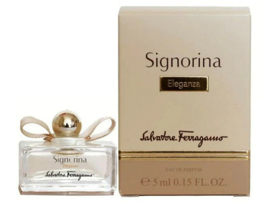 SIGNORINA ELEGANZA * Salvatore Ferragamo 0.15 oz Mini EDP Women Perfume Splash