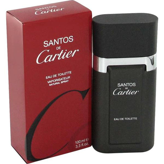 SANTOS DE CARTIER * Cartier 3.3 oz / 100 ml Eau de Toilette Men Cologne Spray