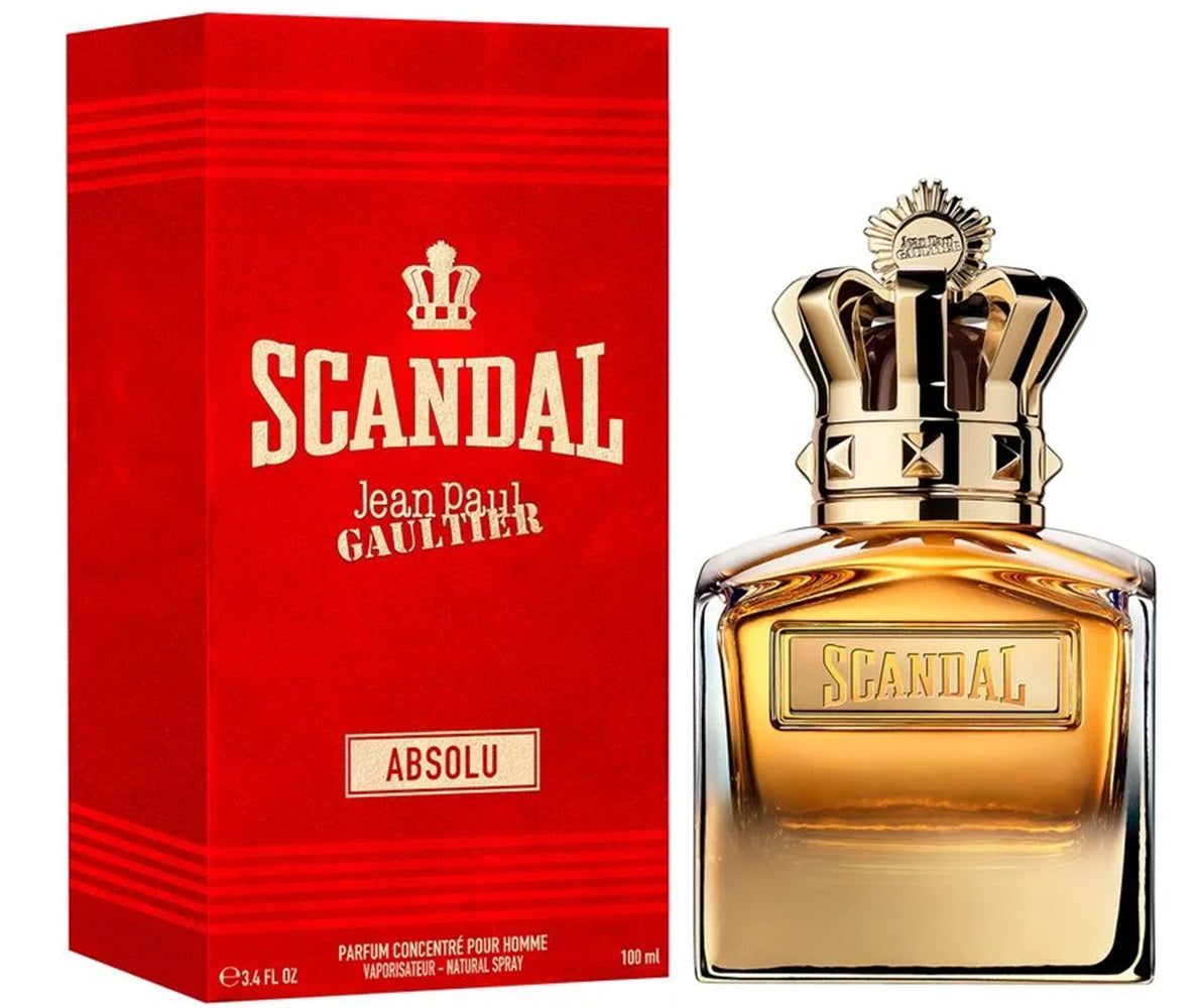 SCANDAL ABSOLU * Jean Paul Gaultier 3.4 oz / 100 ml Parfum Concentre Men Spray
