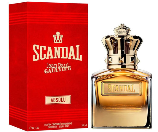 SCANDAL ABSOLU * Jean Paul Gaultier 3.4 oz / 100 ml Parfum Concentre Men Spray