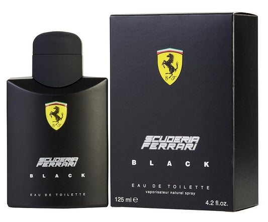 SCUDERIA FERRARI BLACK * Ferrari 4.2 oz / 125 ml Eau de Toilette Men Cologne