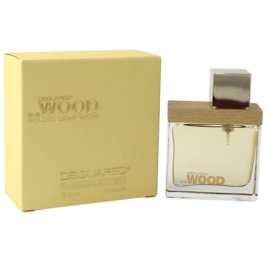 SHE WOOD GOLDEN LIGHT WOOD * Dsquared2 1.0 oz / 30 ml EDP Women Perfume Spray