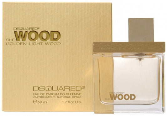 SHE WOOD GOLDEN LIGHT WOOD * Dsquared2 1.7 oz / 50 ml EDP Women Perfume Spray
