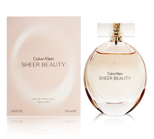 CK SHEER BEAUTY * Calvin Klein 3.4 oz / 100 ml EDT Women Perfume Spray