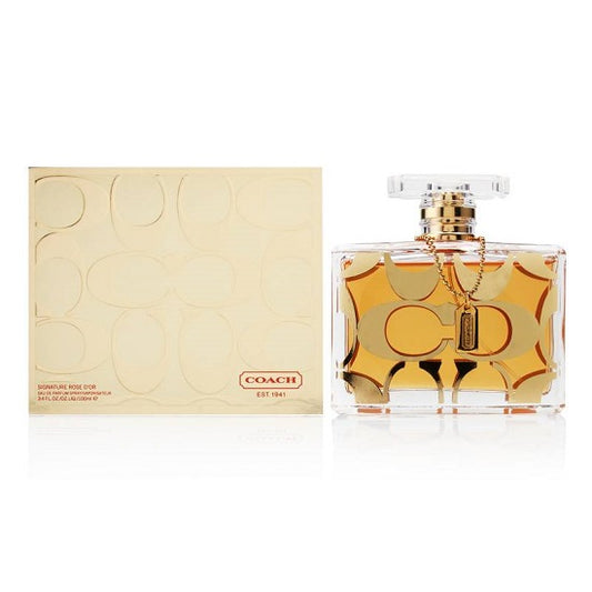 SIGNATURE ROSE D'OR * Coach 3.4 oz / 100 ml EDP Women Perfume Spray NOT SEALED