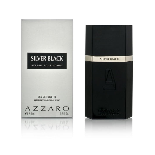 SILVER BLACK * Azzaro 1.7 oz / 50 ml Eau De Toilette Men Cologne Spray