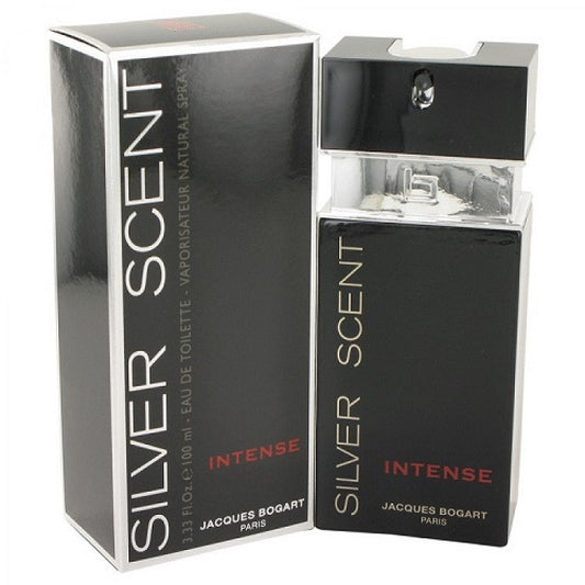 SILVER SCENT INTENSE * Jacques Bogart 3.33 oz / 100 ml Eau de Toilette Men Spray