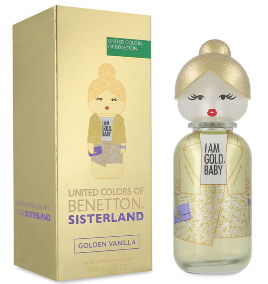 SISTERLAND GOLDEN VANILLA * Benetton 2.7 oz / 80 ml EDP Women Perfume Spray