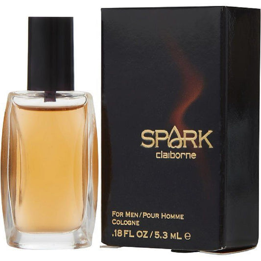 SPARK * Liz Claiborne 0.18 oz / 5.3 ml Mini Eau de Cologne Men Cologne Splash
