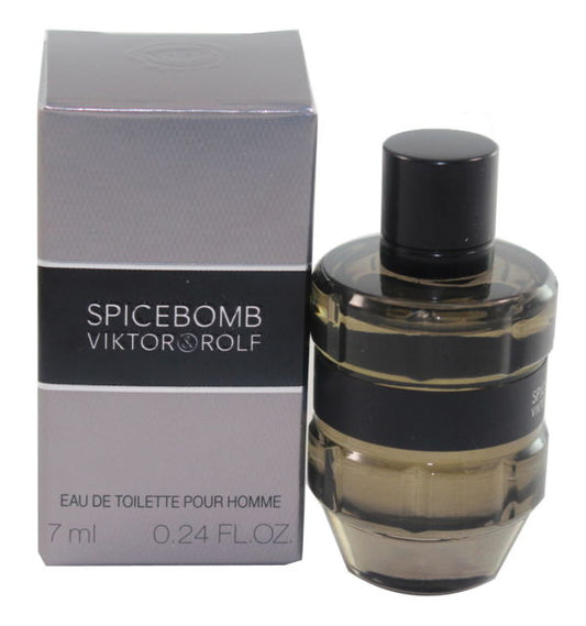 SPICEBOMB * Viktor & Rolf 0.24 oz / 7 ml Miniature EDT Men Cologne Splash