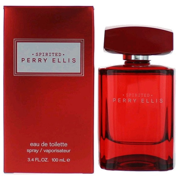 SPIRITED * Perry Ellis 3.4 oz / 100 ml Eau De Toilette (EDT) Men Cologne Spray