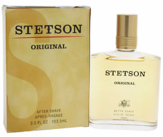 STETSON ORIGINAL * Coty 3.5 oz / 103.5 ml After Shave Men Cologne Splash