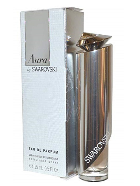 AURA * Swarovski 0.5 oz / 15 ml Eau de Parfum Refillable Women Perfume Spray