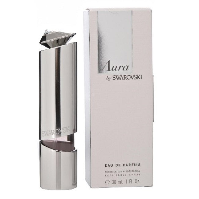AURA * Swarovski 1.0 oz / 30 ml Eau de Parfum Refillable Women Perfume Spray