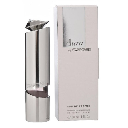 AURA * Swarovski 1.0 oz / 30 ml Eau de Parfum Refillable Women Perfume Spray