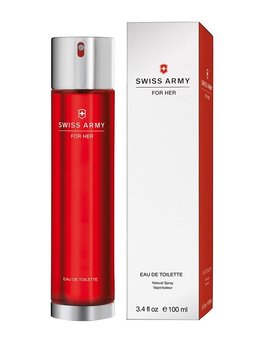 SWISS ARMY FOR HER * Victorinox 3.4 oz / 100 ml EDT Women Perfume Spray