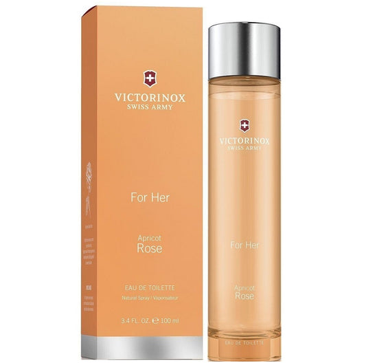 SWISS ARMY FOR HER APRICOT ROSE  * Victorinox 3.4 oz / 100 ml EDT Women Perfume