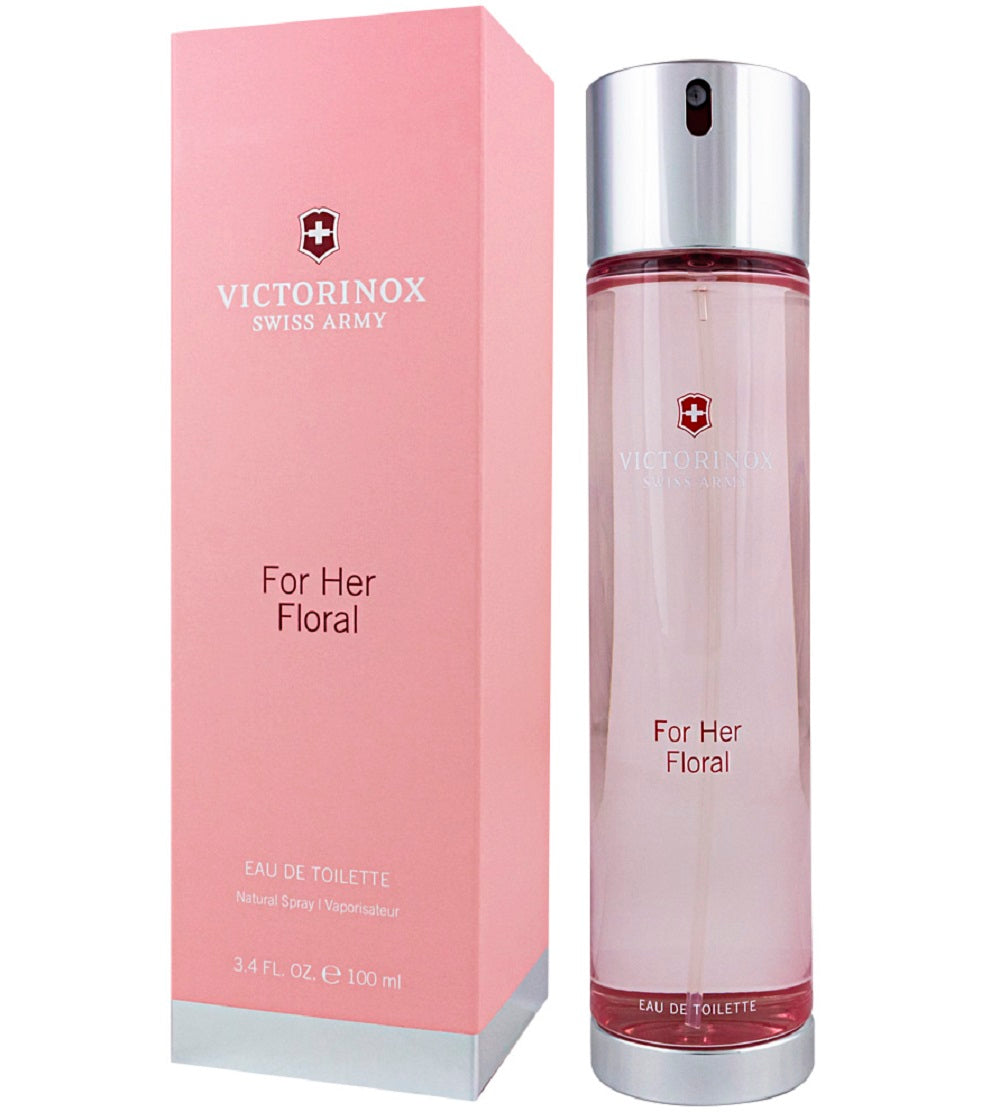 SWISS ARMY FOR HER FLORALE  * Victorinox 3.4 oz / 100 ml EDT Women Perfume Spray