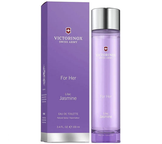 SWISS ARMY FOR HER LILAC JASMINE * Victorinox 3.4 oz / 100 ml EDT Women Perfume