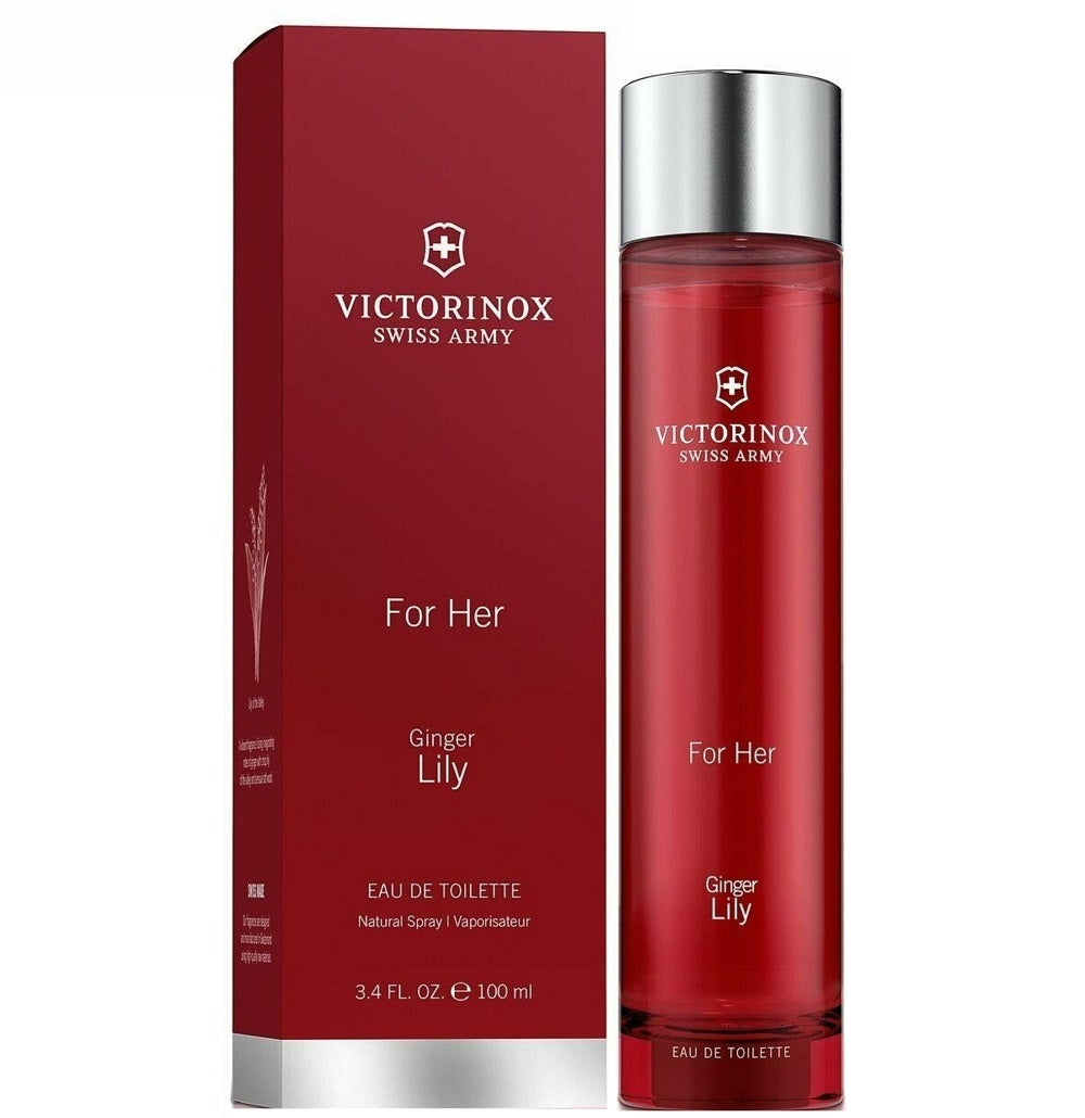 SWISS ARMY FOR HER GINGER LILY  * Victorinox 3.4 oz / 100 ml EDT Women Perfume