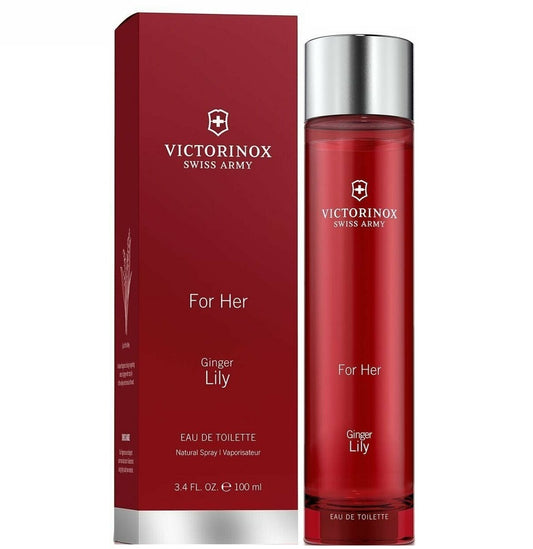 SWISS ARMY FOR HER GINGER LILY  * Victorinox 3.4 oz / 100 ml EDT Women Perfume