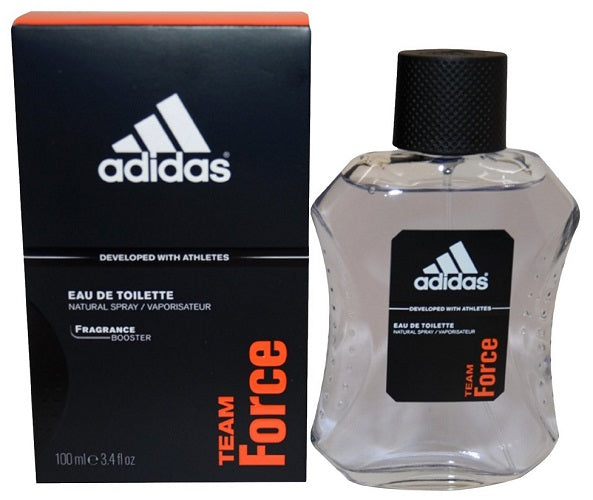 TEAM FORCE * Adidas 3.4 oz / 100 ml Eau de Toilette (EDT) Men Cologne Spray
