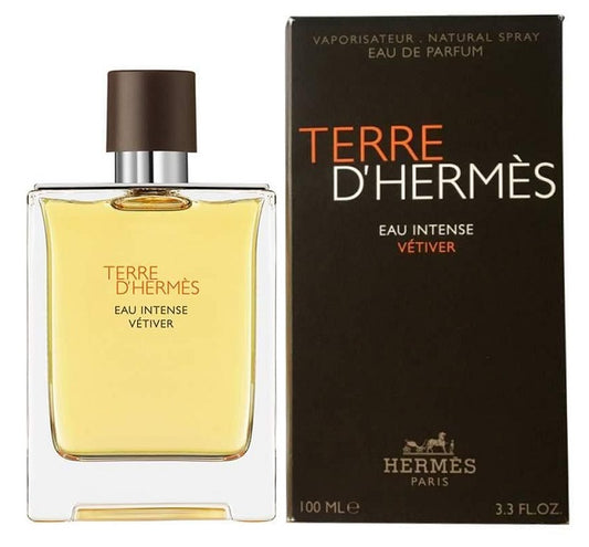 TERRE D'HERMES EAU INTENSE VETIVER * Hermes 3.3 oz / 100 ml EDP Men Cologne