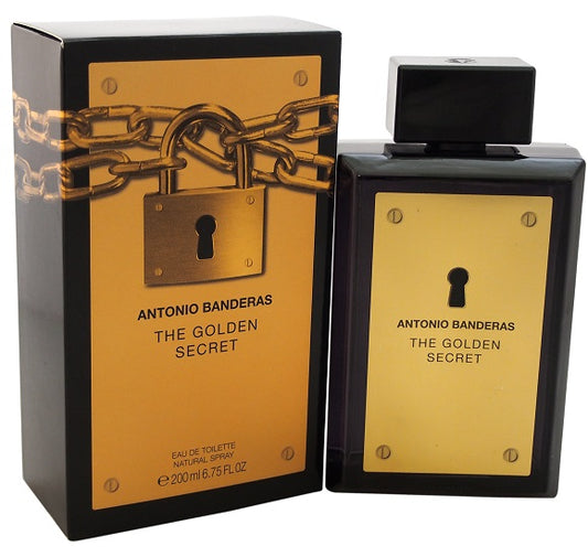 THE GOLDEN SECRET * Antonio Banderas 6.7 oz / 200 ml EDT Men Cologne Spray